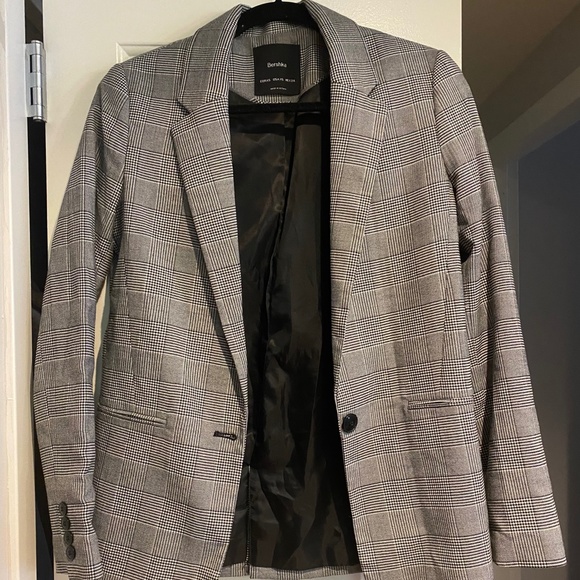 Bershka Plaid Blazer XS - Picture 1 of 4